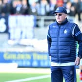 Falkirk manager John McGlynn on the touchline (Photo: Michael Gillen)