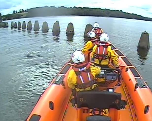 A joint rescue between Queensferry and Kinghorn RNLI lifeboats at Cramond Island features on the show.
