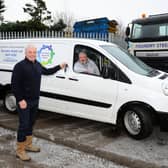 The work of Kersiebank Community Project has been supported by the community, seen here last January getting a new vehicle from Alex Dillon of Foundry Steels in Grangemouth