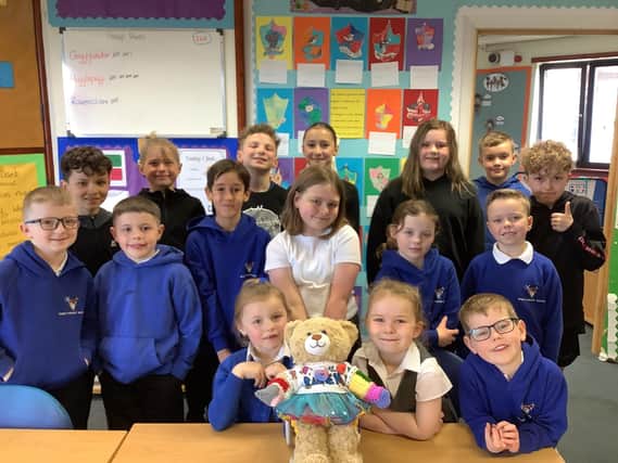 Members of the Rights Ravens group at Denny Primary School. (Pic: contributed)