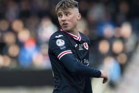 Ethan Ross in action for Raith Rovers during their 1-0 SPFL Trust Trophy final loss to Hamilton Academical at the Falkirk Stadium in March 2023 (Photo by Craig Foy/SNS Group)