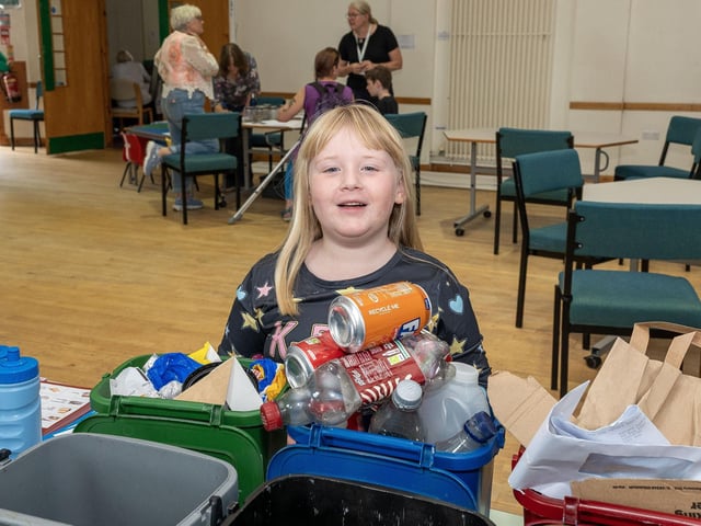 Plenty of recycling opportunities for youngsters to get involved with.