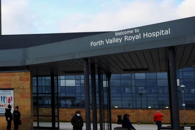 Buchanan made a real nuisance of himself at Forth Valley Royal Hospital