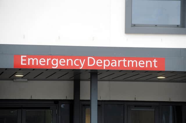 The number of people attending A&E in Forth Valley has sunk to an all-time low due to the COVID-19 pandemic