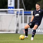 Falkirk captain Stephen McGinn in action (Photos: Michael Gillen)