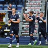 Sean Mackie walks onto the pitch before kick-off on Friday night (Photo: Michael Gillen)