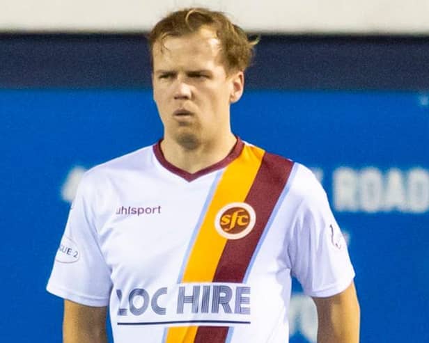 Jonathan Tiffoney during a pre-season friendly between Raith Rovers and Stenhousemuir at Stark's Park in Kirkcaldy last September (Photo: Mark Scates/SNS Group)