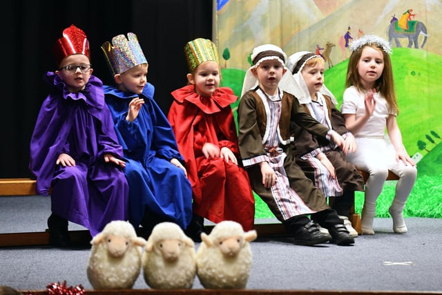 Wise men, shepherds and an angel all had their part to play.