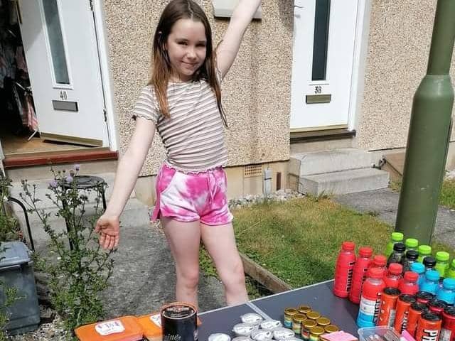 Isla France (11) created goods for her first stall in the Easter holidays.