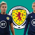 Falkirk and Rangers duo Nicola Docherty and Sam Kerr have been called into the latest Scotland squad (Pictures by SNS Group)