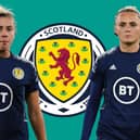 Falkirk and Rangers duo Nicola Docherty and Sam Kerr have been called into the latest Scotland squad (Pictures by SNS Group)
