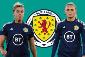 Falkirk and Rangers duo Nicola Docherty and Sam Kerr have been called into the latest Scotland squad (Pictures by SNS Group)