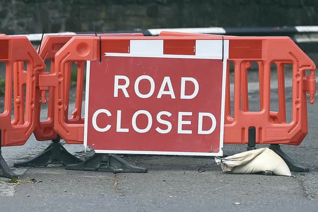The closures will take place overnight next weekend