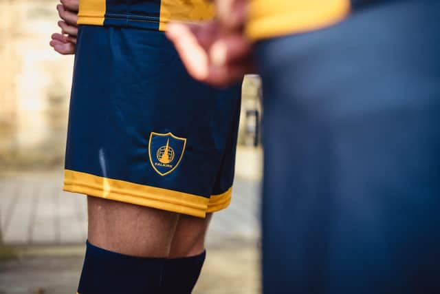 Falkirk's new heritage third kit (Photo: Ian Sneddon)