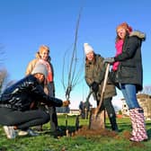 Friends of Inchyra Park launching a community orchard in 2019 (Pic: Michael Gillen)