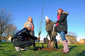 Friends of Inchyra Park launching a community orchard in 2019 (Pic: Michael Gillen)