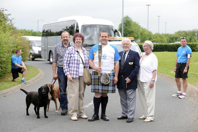 Queen's Baton Relay, Day 11, Falkirk Wheel Leg.