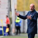 Paul Sheerin was angry that his team conceded a late equaliser (Pictures Michael Gillen)