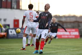 Leigh Griffiths spell at Falkirk was a largely frustrating one (Photos: Michael Gillen)