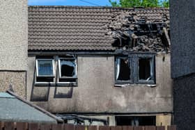 The properties sustained significant fire damage  (Picture: Michael Gillen)