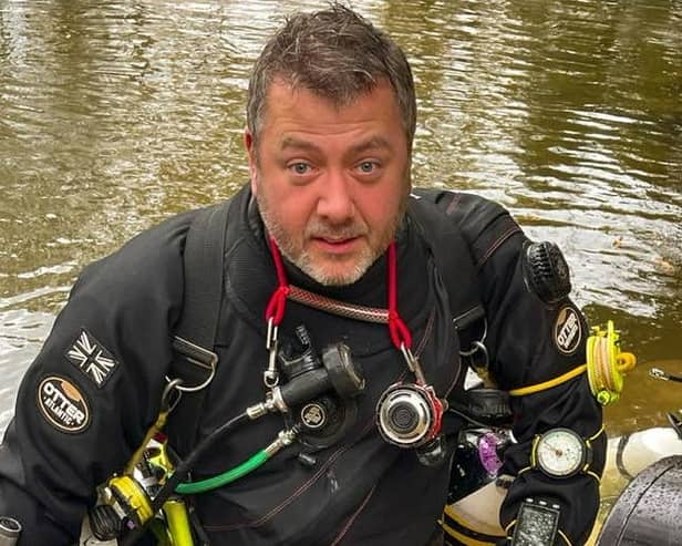Alan Purcell will be cave diving in Spain later his year to raise funds for Maggie's cancer centres (Picture: Submitted)