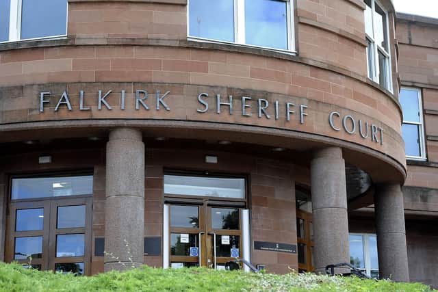 Main appeared at Falkirk Sheriff Court on Thursday to answer for his threatening behaviour