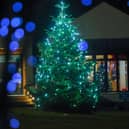 The annual service took place in the grounds of the hospice on Tuesday evening.