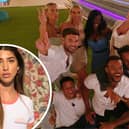 Shannon Singh (inset, by Mike Gripz) on who should win the Love Island final (Photo by ITV)