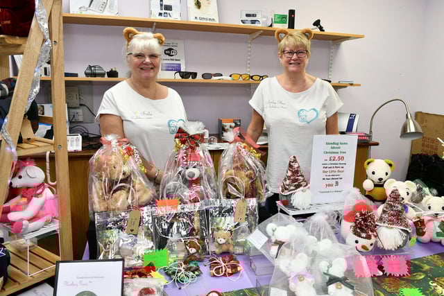 One of the many popular stalls.