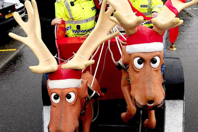 The Larbert Round Table Santa Sleigh will fly in the local streets again this year.