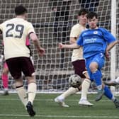 Bo'ness United sealed a 4-3 win over Hearts B to move up into seventh (Photo: Alan Murray)