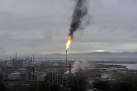 Grangemouth residents will be staring at the flaring for the next few days
(Picture: Michael Gillen, National World)