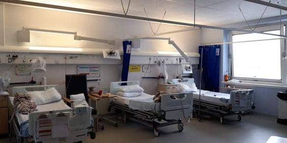 Ward at FVRH with additional beds