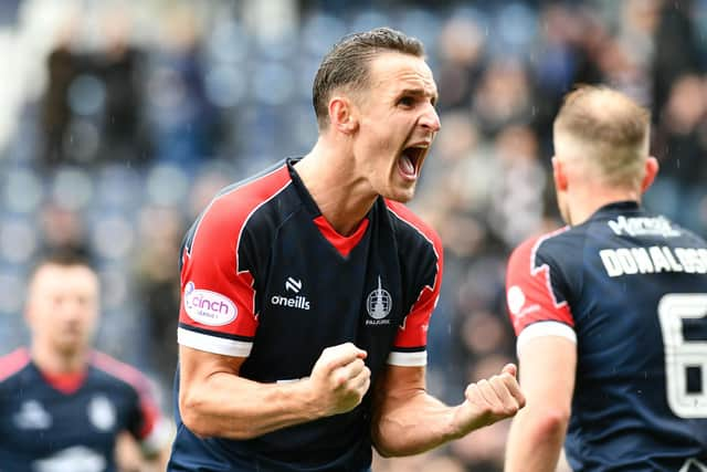 30-09-2023. Picture Michael Gillen. FALKIRK. Falkirk Stadium. Falkirk FC v Montrose FC. Season 2023 - 2024. Matchday 8. SPFL cinch League One.:.