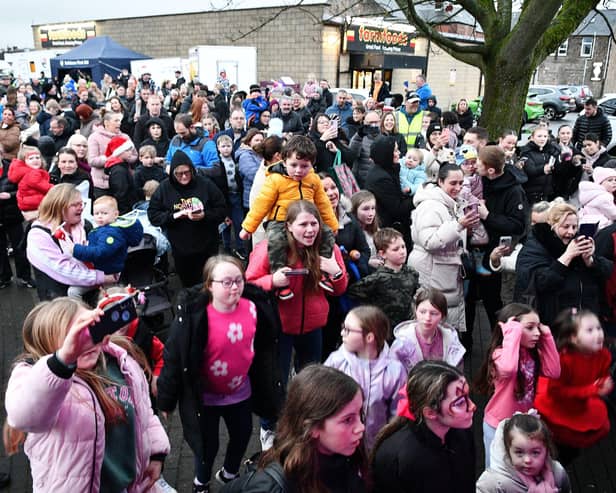 KLSB are hoping to secure a grant to help put on another Winter Festival in Stenhousemuir in the run up to Christmas.  Last year's event drew in the crowds and was a great day for the local community.  (Pic: Michael Gillen)