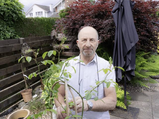 Ken in his garden