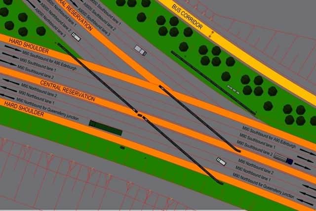 Graphic showing the south barriers alternative position once work is completed.