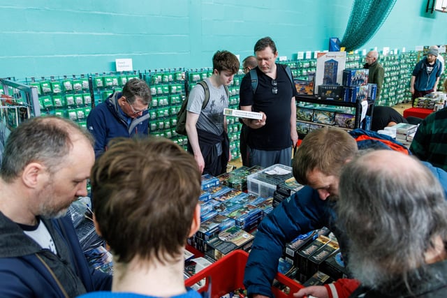 Traders came from all over the UK to offer the visitors a huge choice of games and parts.