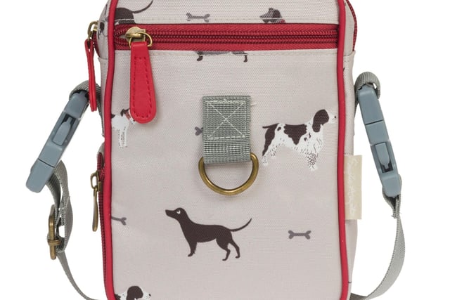 Designed by Sophie Allport, this bag is a handy dog-walking accessory. Featuring plenty of pockets for storing treats, poo bags, collapsible bowls and all the other essentials while taking your four-legged friends for walkies. Priced at £18 from www.guidedogsshop.com.