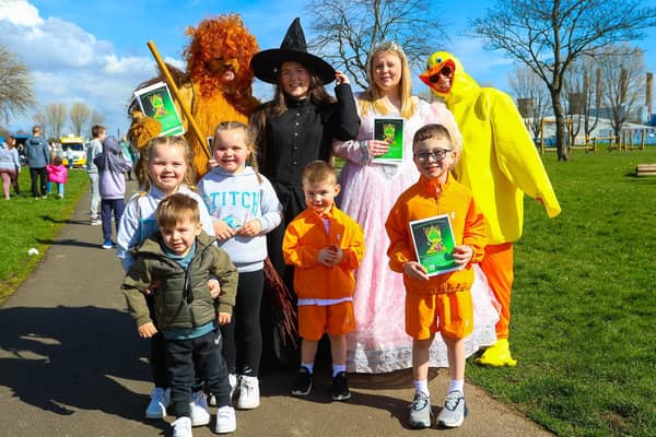 Last year's Easter Egg Hunt was certainly a colourful affair in Inchyra Park and there's even more seasonal fun to be had in 2025 (Picture: Scott Louden, National World)