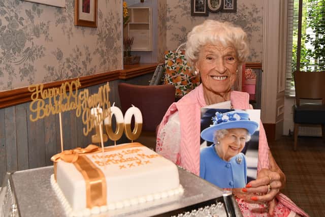 100th birthday celebration for Nan Davies of Laurieston