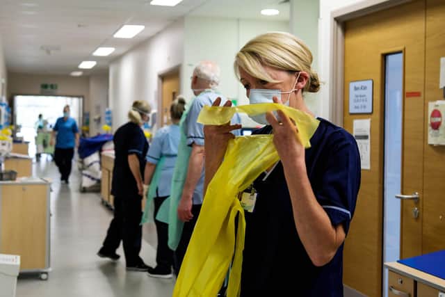 There are fewer than five people being treated for coronavirus in Forth Valley hospitals