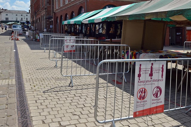 Chesterfield market reopens on 1st June after some lockdown restrictions are eased.