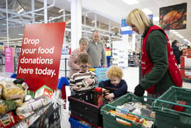 Tesco Food Collection is once again taking place in all Scottish stores. Pic: Matthew Horwood