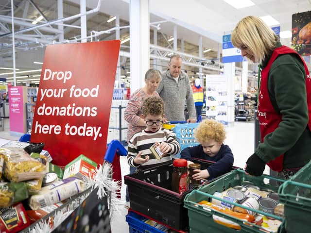 Tesco Food Collection is once again taking place in all Scottish stores. Pic: Matthew Horwood