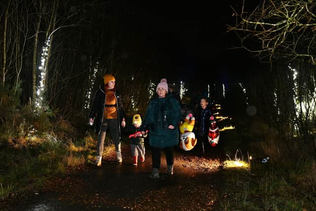 In 2021, Rough Castle Experiences had staged A Christmas Miracle in the woodland near The Falkirk Wheel. Pic: Michael Gillen