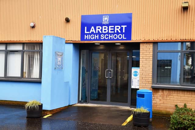Larbert High School is one of five secondaries in the district which could move to council control