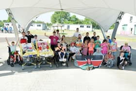 Carrongrange High School pupils and staff take part in their second Great Elephant Walk