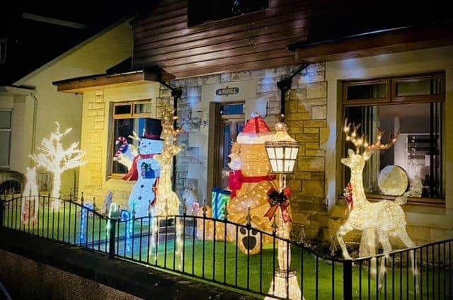 Every year Senga and William Morris transform their home in Wallace Street, Grangemouth into a festive wonderland 