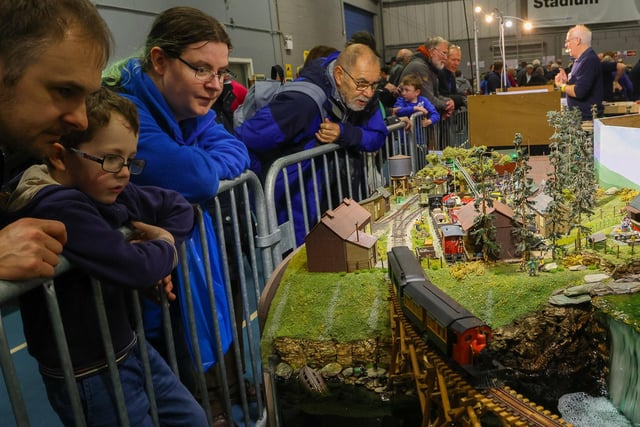 A large number of layouts were on display in Scotland for the first time at the event.